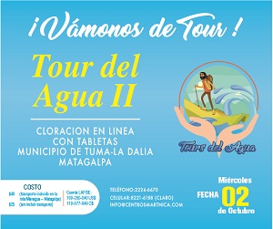 Tour del Agua II: Experiencias de clorinación en línea con Tabletas