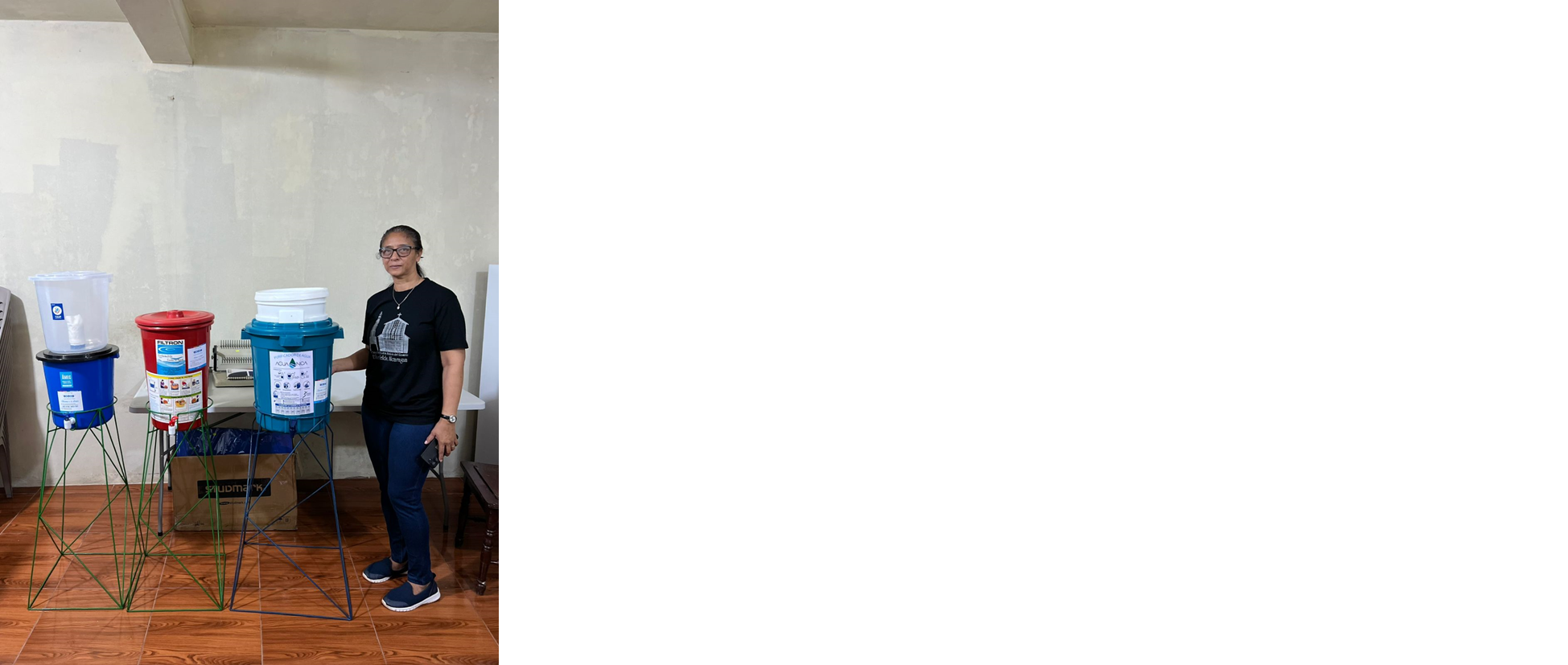 Filtros purificadores de agua en Bluefields